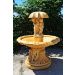 Italienischer Brunnen mit Regenschirm H 176 cm, Höhe B-S: 176 cm, Art.-Nr.: 1090, Gewicht: 700kg, Länge(Innendurchmesser): 145 / 70cm, Breite(Durchmesser des äußeren: 93 cm